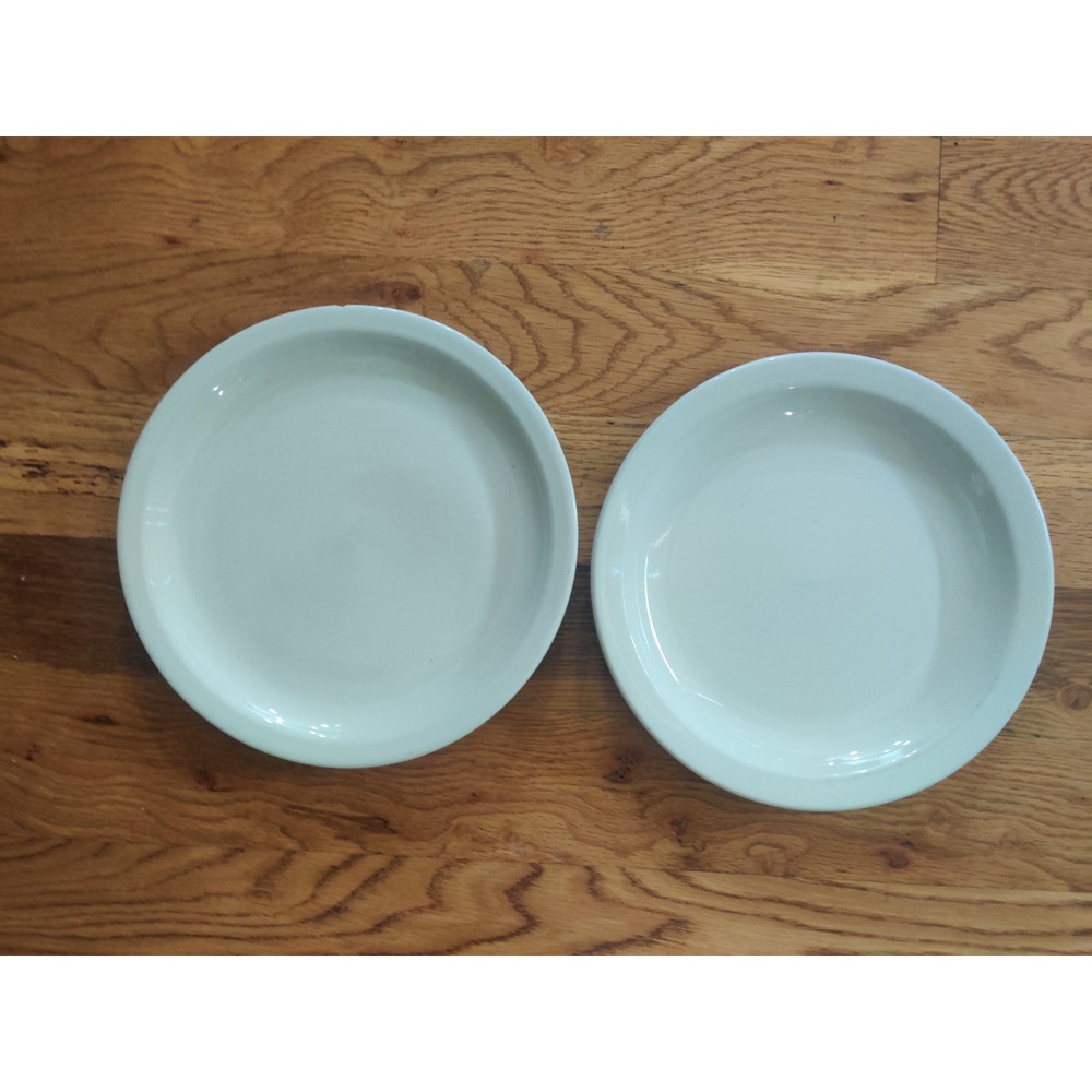 VTG Homer Laughlin Best China Restaurant Ware Plates Set of 2 Off White CCN-1